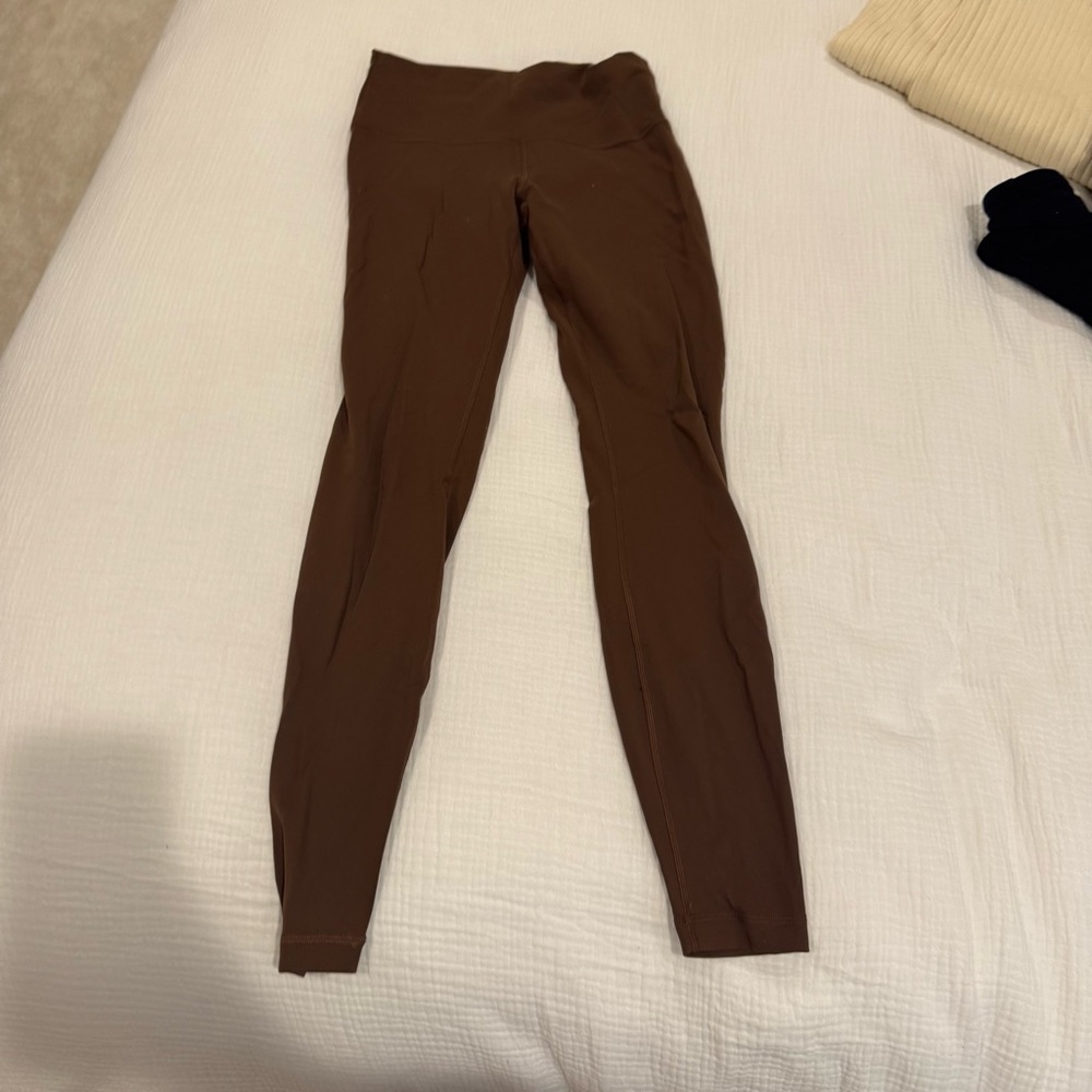 lululemon Brown High-Waisted Leggings wonder trains